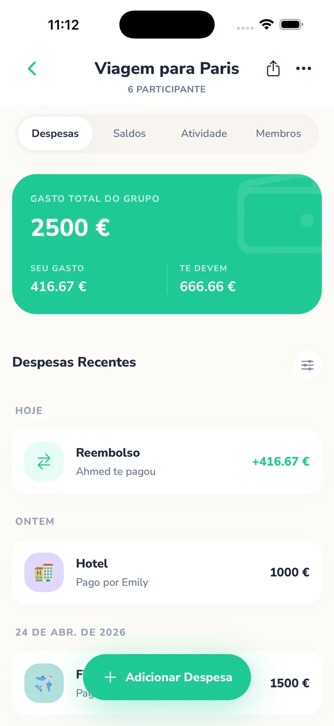 Adicionar e Dividir