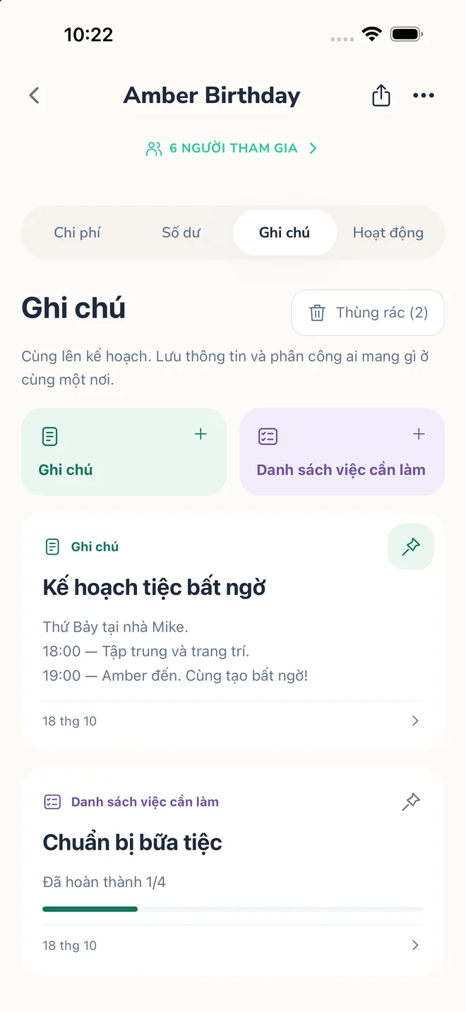 Ghi chú chung